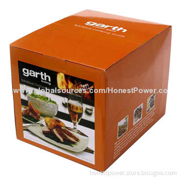 Custom Printing and Package Box with CMYK Printing, Customized Designs and Sizes Accepted